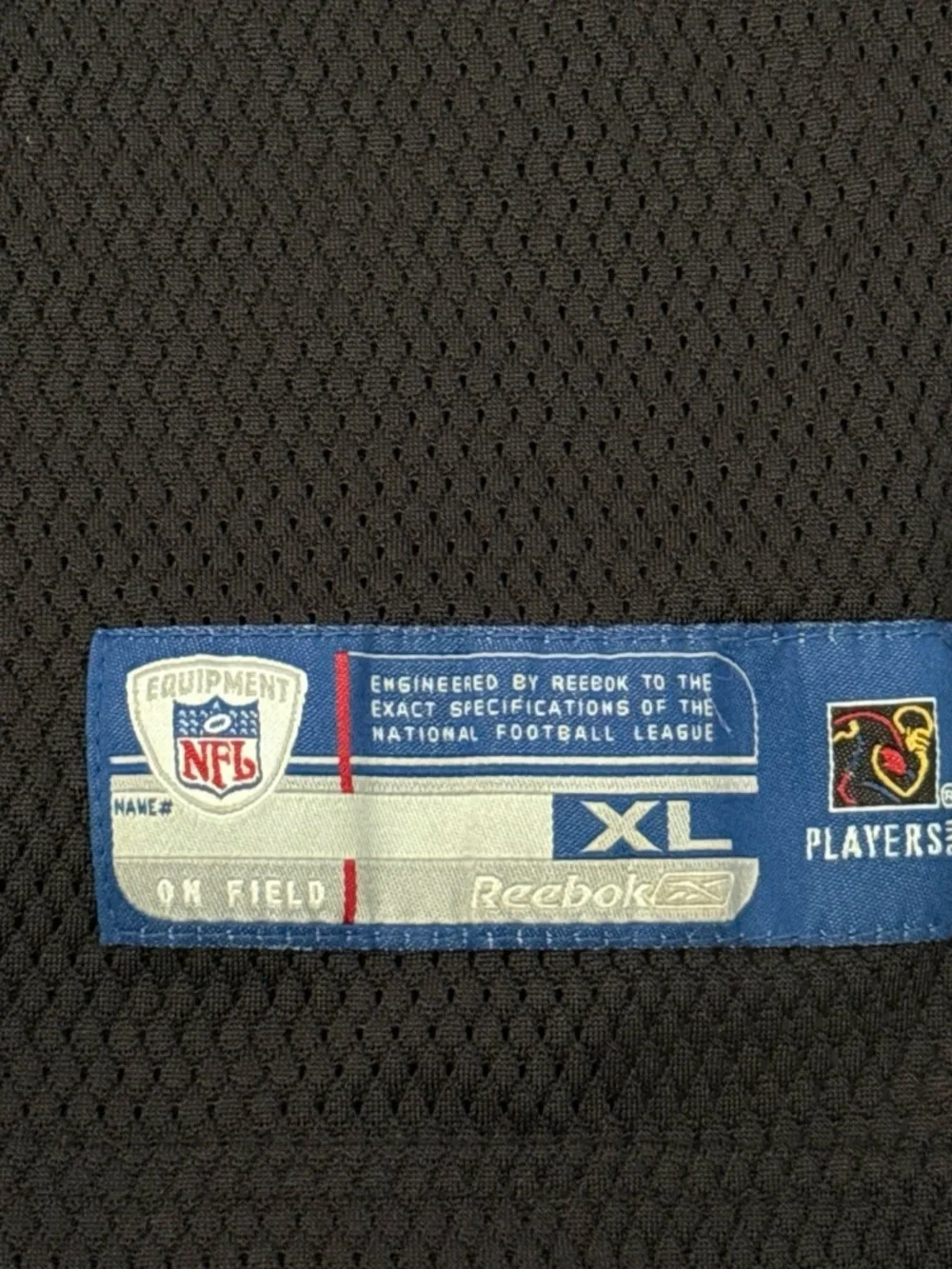 NFL Black Mesh Jersey with Silver 'MOSS' and #18